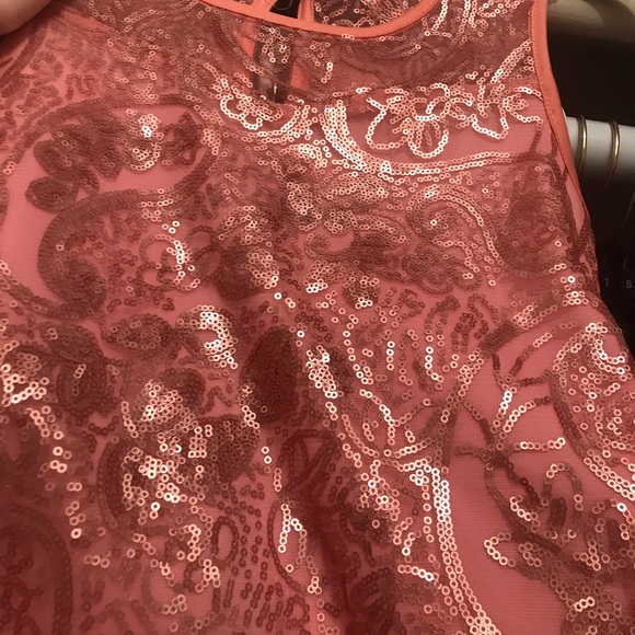 Light pink/ gold dress super cute - Picture 3 of 5